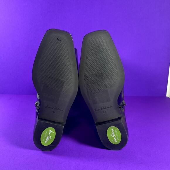 Sam Edelman Women's Black Polished Leather Cesar‎ Riding Boot Shoe Size 7.5-NEW - Picture 8 of 9